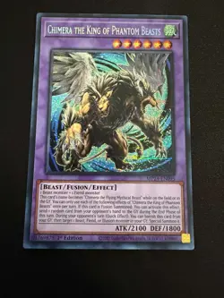 Yu-Gi-Oh! Chimera the King of Phantom Beasts Prismatic | Secret Rare - Image 1
