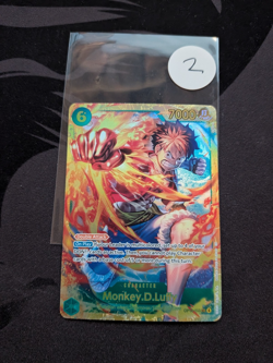 One Piece Monkey.D.Luffy OP13-118 Carrying On His Will Foil #2 SEC - Image 1