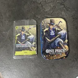 One Piece TCG Sabo English P-073 AND TS02 TIN - Image 1