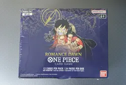 One Piece OP-01 Romance Dawn SEALED Booster Box English White Bottom - Image 1