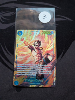 One Piece Portgas.D.Ace OP13-119 Carrying On His Will Foil #3 - Image 1