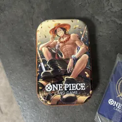 One Piece P-074 Promo Portgas.D.Ace AND TS02 TIN OF ACE - Image 4
