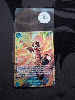 One Piece Portgas.D.Ace OP13-119 Carrying On His Will Foil #2 - Image 1