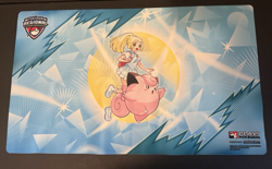 Pokemon Lillie’s Clefairy Regional Championship Playmat Pokemon Official - Used - Image 1