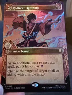 Redirect Lightning - Borderless FOIL | NM | Avatar: The Last Airbender | MTG - Image 1