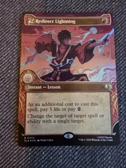 Redirect Lightning - Borderless FOIL | NM | Avatar: The Last Airbender | MTG - Image 2