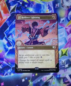 NM - Redirect Lightning - Borderless - Avatar the Last Airbender - MTG Non Foil - Image 1