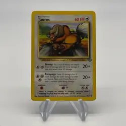 Tauros 47/64 - Uncommon - WoTC Vintage Jungle Set Pokemon Card NM/LP - Image 3