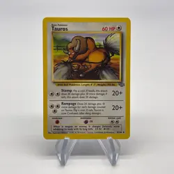 Tauros 47/64 - Uncommon - WoTC Vintage Jungle Set Pokemon Card NM/LP - Image 5