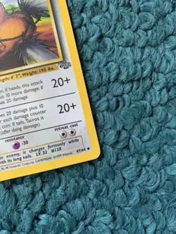 1st Edition TAUROS 47/64 Jungle Set - Pokemon WOTC Vintage Card - NM - Image 4