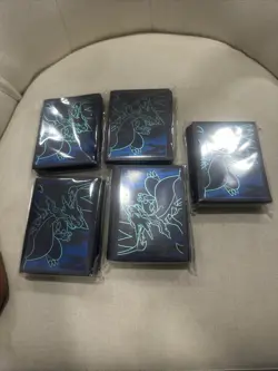5x Phantasmal Flames ETB Sleeves Mega Charizard X – Lot of 5 Packs (65 Each) - Image 1
