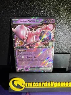 Team Rocket's Mewtwo ex 216 Sv: Scarlet & Violet Promo Cards Holo - Image 1