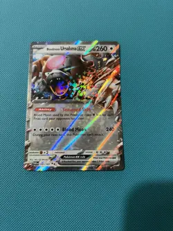 Pokemon TCG Bloodmoon Ursaluna EX 141/167 Twilight Masquerade Double Rare Card - Image 1
