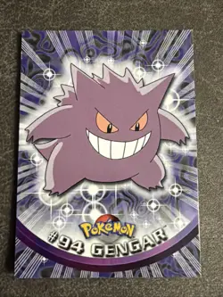 ENGLISH Gengar 94 TV Animation Topps Pokemon Card - Image 1