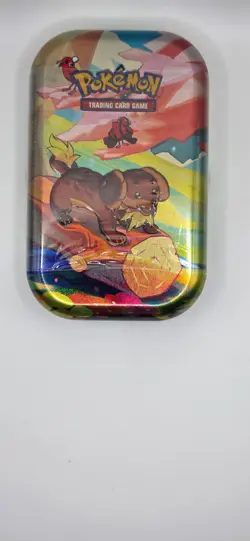 Pokemon Vibrant Paldea Mini Tin for Pokemon TCG Trading Cards - 2 Packs/ 1 - Image 1