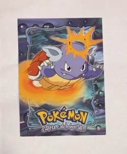 Pokemon Topps - Blue Logo #08 Wartortle Non Holo E8 of 12 Card - Image 1