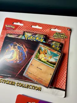 Pokemon Ascended Heroes Tech Sticker Collection Charmander New Sealed IN-HAND - Image 3