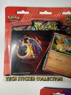 Pokemon Ascended Heroes Tech Sticker Collection Charmander New Sealed IN-HAND - Image 4