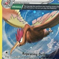 Pokemon TCG Fearow XY57 XY Black Star Promos Holo HP - Image 2