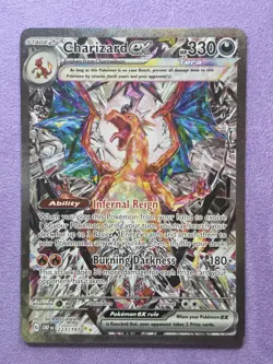 Charizard EX 223/197 Obsidian Flames Special Illustration Rare Pokemon Card - Image 1