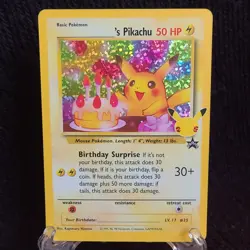 Pokemon TCG Birthday Pikachu Card - Holo Rare Promo 50 Hp - Image 5