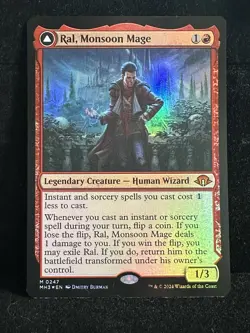 Ral, Monsoon Mage - MTG MH3 M 0247 Foil NM - Image 1