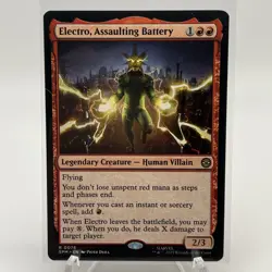 Electro, Assaulting Battery Marvel's Spider-Man Regular MTG Near Mint NM #76 - Image 1