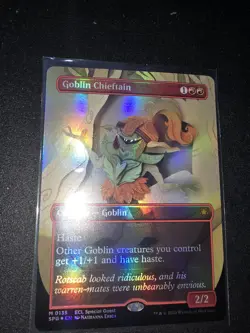 Goblin Chieftain (Borderless) Special Guests Foil Lorwyn Eclipsed - Image 3