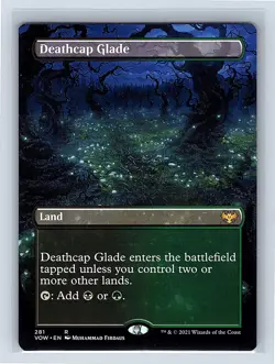 Deathcap Glade #281 Regular Borderless Rare MTG 2021 Innistrad: Crimson Vow - Image 1