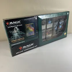 MTG LOTR: Tales of Middle Earth ELVEN COUNCIL Deluxe Commander Kit Sealed - Image 1