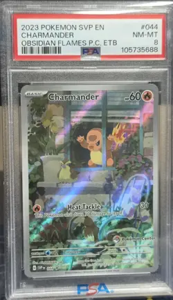 Charmander - 044 Pokemon Center Promo PSA 8 - Image 1