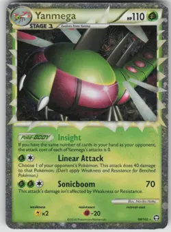 Pokemon TCG Yanmega (Prime) Ultra Rare Triumphant 98/102 - Image 1