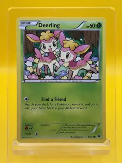Deerling 8/124 Common XY Fates Collide Pokemon Card 2016 NM - Image 1