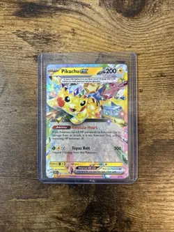 Pokemon TCG Surging Sparks Pikachu ex 057/191 Double Rare - Image 1