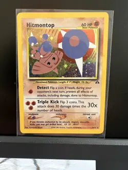 Pokemon Hitmontop Neo Discovery Holo Rare 60HP Unlimited 3/75 English 2001 - Image 1