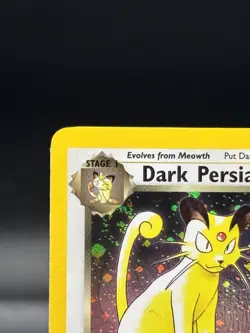 Holo Swirl Dark Persian #17 Pokemon 1999-2000 WOTC Black Star Promo NM / Mint - Image 2