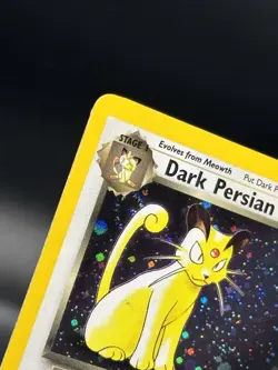 Holo Swirl Dark Persian #17 Pokemon 1999-2000 WOTC Black Star Promo NM / Mint - Image 3