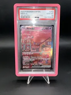 PSA 10 Gem Mint 2023 pokemon svp en Mew ex 51 ultra-premium collection #053 - Image 1