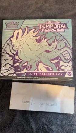 Pokemon Scarlet and Violet Temporal Forces Elite Trainer Box (ETB) Factory Seal - Image 1
