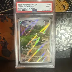 Paldean Wooper 102/094 Illustration Rare Pfl En-phantasmal Flames Pokemon PSA 9 - Image 1