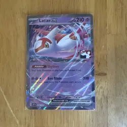 LATIAS EX 076/191 Prize Pack Series 7 Stamped Play Pokemon TCG Surging Sparks - Image 1