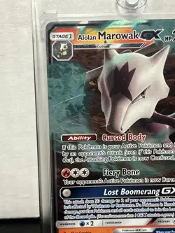 Alolan Marowak GX Promo Pokemon Sun And Moon SM Promos SM187 MP-HP - Image 5