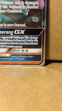 Pokemon Alolan Marowak GX SM187 Black Star Holo Promo LP-NM - Image 4