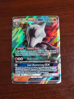 Alolan Marowak GX SM187 Promo Pokemon - Image 1