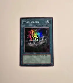 Yugioh Toon World MRL-076 Super Rare Vintage LP - Image 1