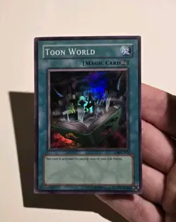 Yugioh Toon World MRL-076 Super Rare Vintage LP - Image 3