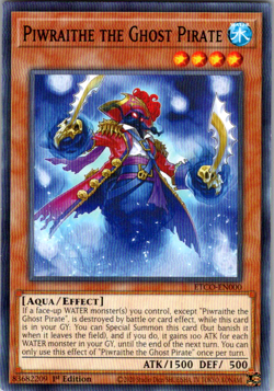 Piwraithe the Ghost Pirate - ETCO-EN000 - LP - Common - 1st ed - Yugioh - Image 1