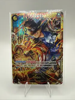 Sabo SEC OP13-120 One Piece Carrying On His Will English NM Pack Fresh - Image 1