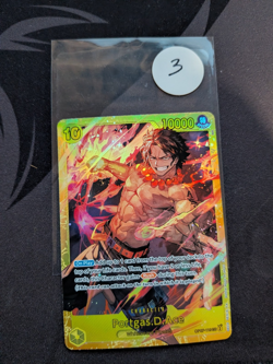 One Piece Portgas.D.Ace OP07-119 500 Years in the Future Foil #3 - Image 1