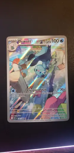 Pokemon TCG Dewott Illustration Rare 106/86 White Flare Near Mint - Image 1